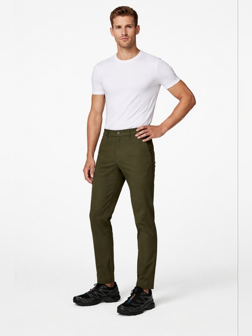 LULULEMON Commission Pant Olive Foghorn `Green W28